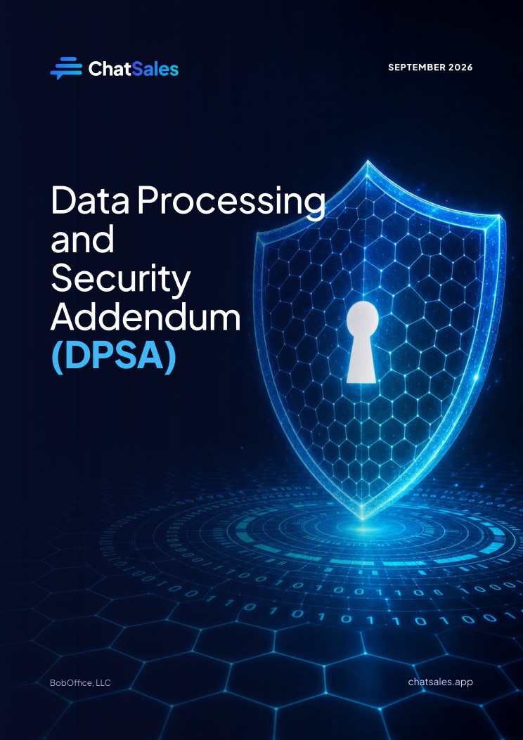 Data Processing and Security Addendum cover